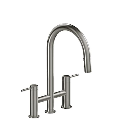 Riobel Azure Kitchen Faucet With Spray AZ400SS